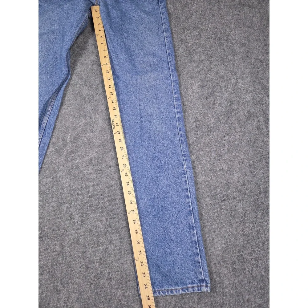 Vintage Levi's 505 Regular Fit Jeans Mens W32 L36 Blue Made in USA 90s Denim - Picture 9 of 13